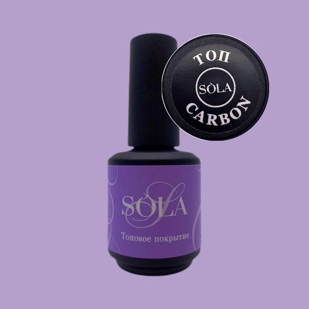 SoLa Top Carbon - Топ без липкого слоя, 15мл