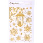 Наклейка на стекло «Волшебные переливы» 27*16 см, микс