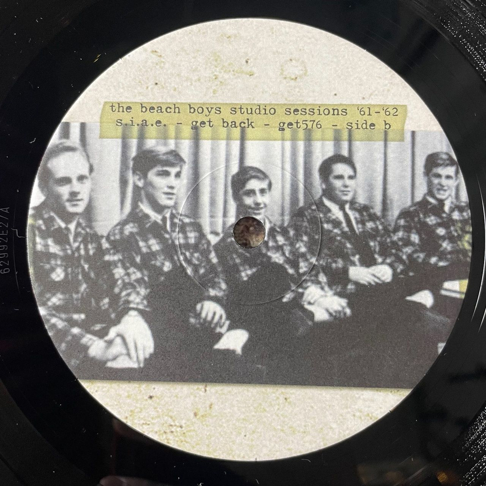 Винтажная виниловая пластинка LP The Beach Boys Studio Sessions 61 62 (Italy 2000)
