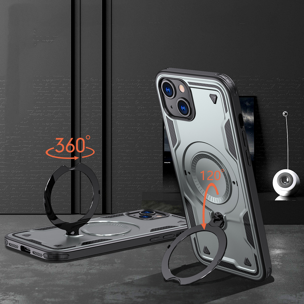 Чехол Magneto Case с кольцом для iPhone 15