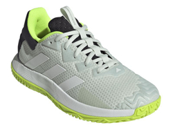 Мужские кроссовки теннисные Adidas SoleMatch Control M - crystal jade/cloud white/lucid lemon