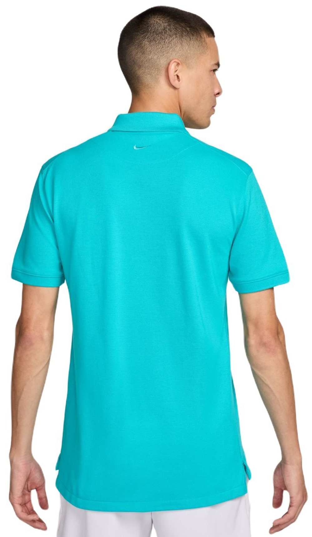 Мужское теннисное поло Nike Rafa Slim Polo - dusty cactus/white