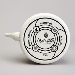 ЧАЙНИК AGNESS ЭМАЛИРОВАННЫЙ СЕРИЯ "LAVANDER CATS", 2,6 Л