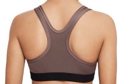 Топ для девочки теннисный Nike Swoosh Bra - plum eclipse/white