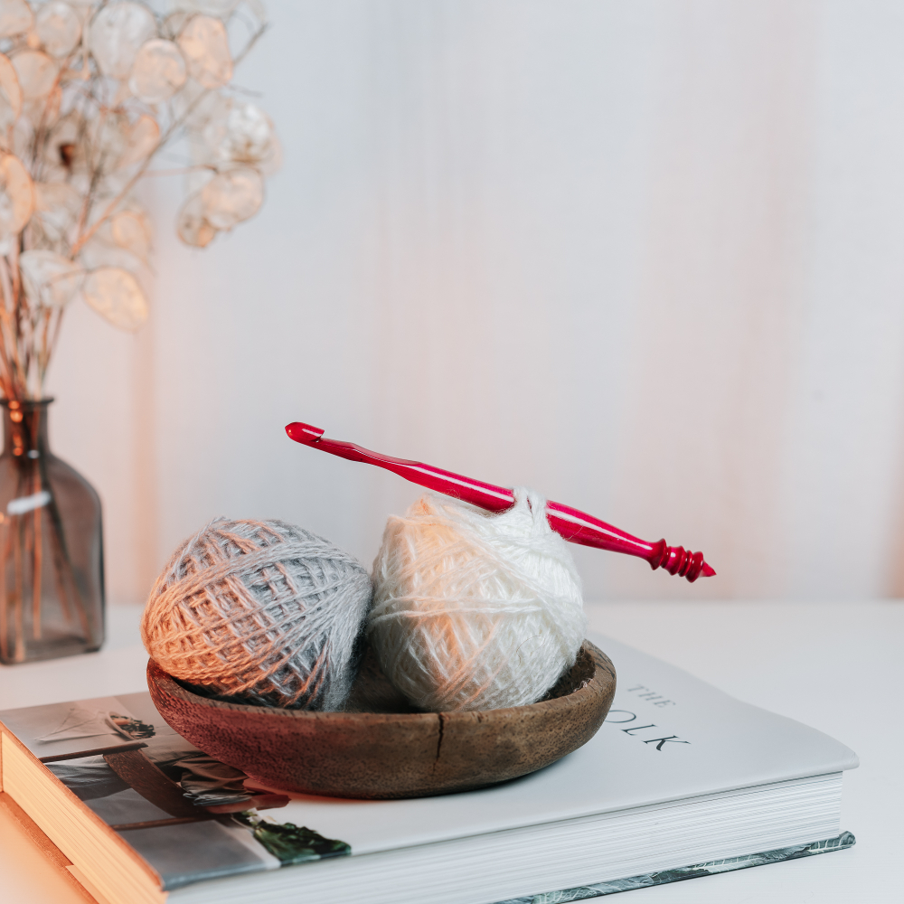 Деревянный крючок для вязания из древесины клена 8.5 мм. K338