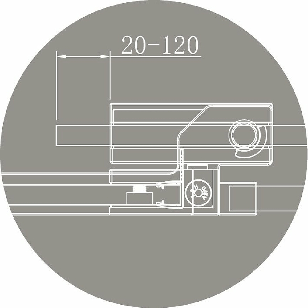 Душевой уголок Cezares Slider 90x80 SLIDER-AH-2-70/80-80/90-BR-Cr профиль Хром стекло бронзовое