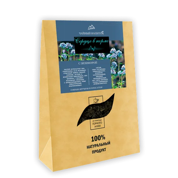 Чайный напиток &quot;Сердце в норме&quot; с зизифорой 100 гр