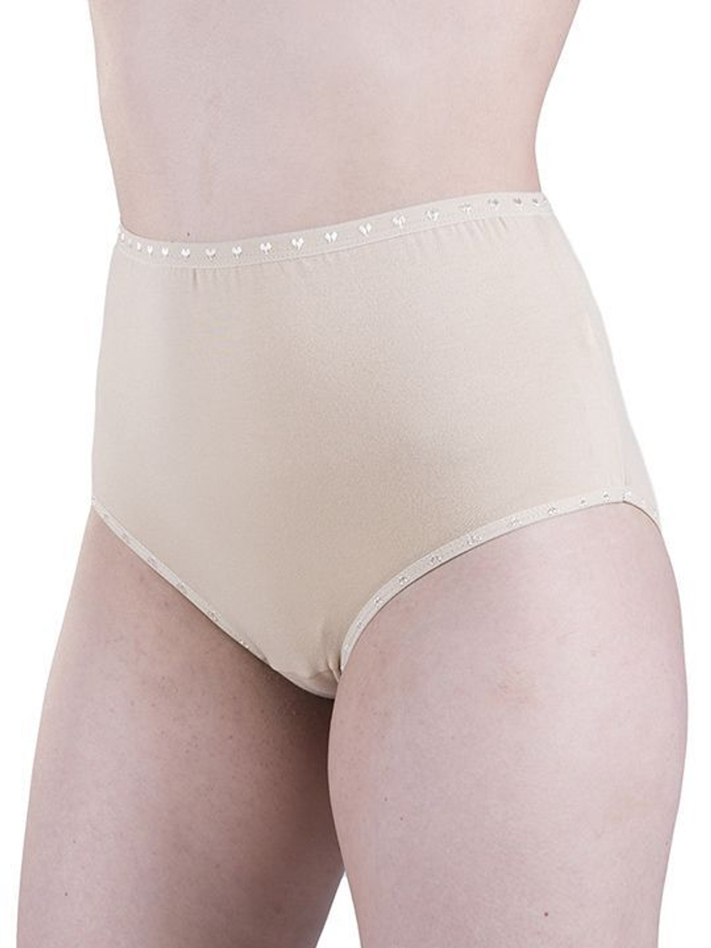 Женские трусы-макси plus size из хлопка (Размер: 54) (Цвет: бордовый)