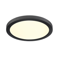 7788/18L MITRA LED SN 537 Светильник пластик/белый/черный LED 18Вт 3000/4000/6500К D225 IP44 CCT/датчик движения NEBULA BLACK