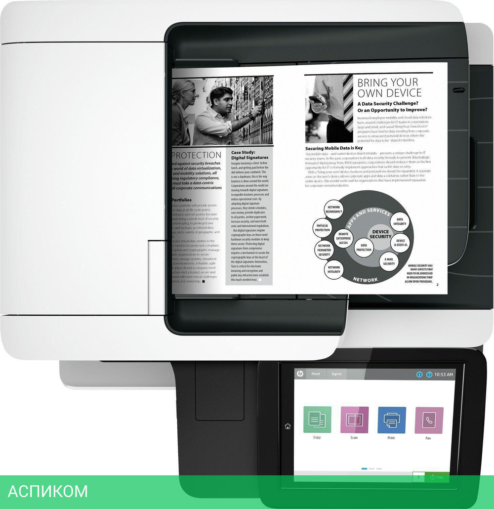 МФУ HP LaserJet Enterprise M528dn (1PV64A)