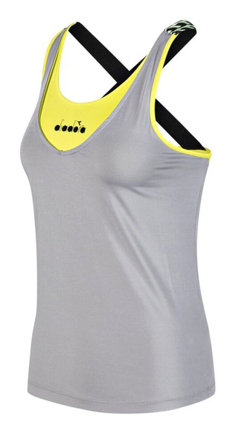 Женский топ теннисный Diadora L. Tank Clay - alloy