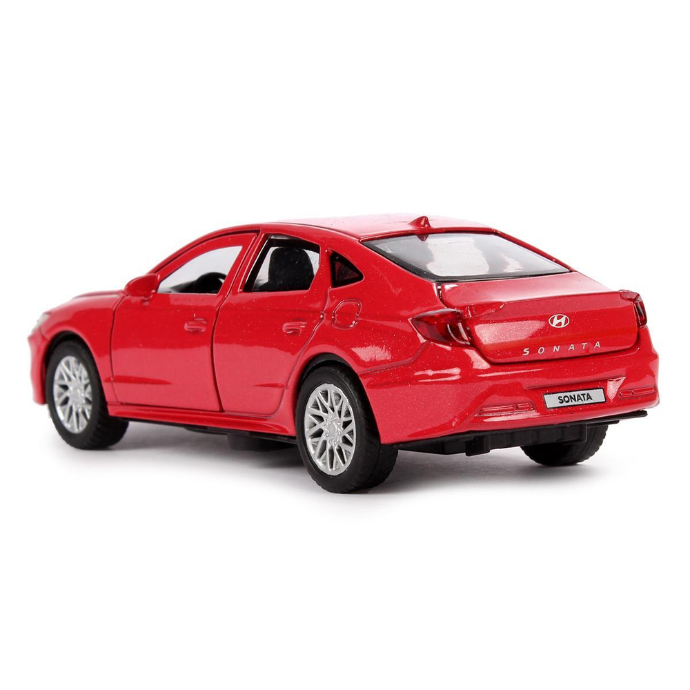 Модель ин. мет. "Hyundai Sonata" 12см, двер, баг, красн, коробка SONATA-12-RD (Технопарк)
