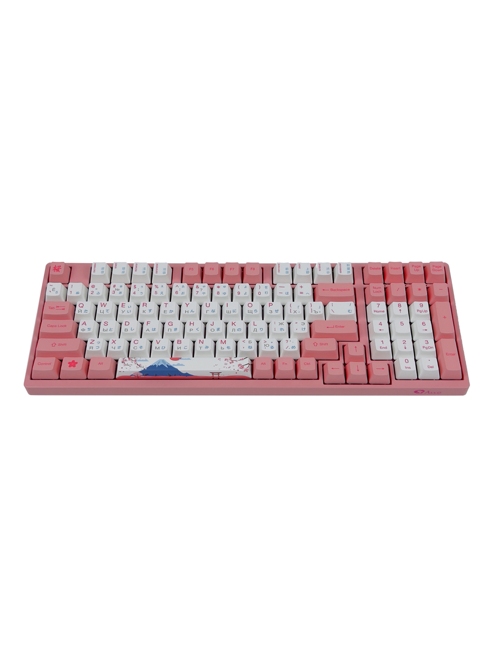 AKKO 3098B Doraemon Macaron  3 Modes RGB Hot Swap  Akko CS Jelly blue Switch,Cherry profile keycap