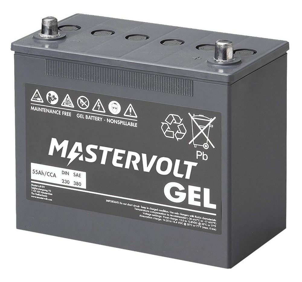 Аккумуляторная батарея Mastervolt MVG Gel, 12 В, 55 АЧ (10267579)