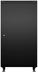 Шкаф напольный 19", 22U Cabeus SH-05C-22U60/60-BK