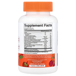 MaryRuth's, Organic, для детей, мультивитамины и жевательные таблетки от постбиотиков, смесь ягод и вишни, 60 жевательных таблеток