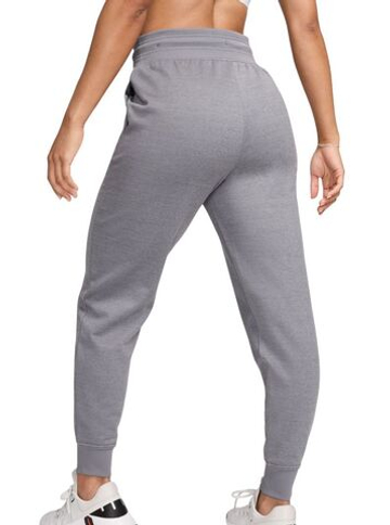 Женские теннисные брюки Nike Therma-FIT One High-Waisted 7/8 - carbon heather