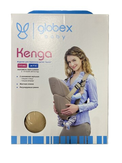 Изделие для переноски детей "Кенга" возраст от 2 до 8 месяцев, вес до 9 кг, цвет светло-бежевый