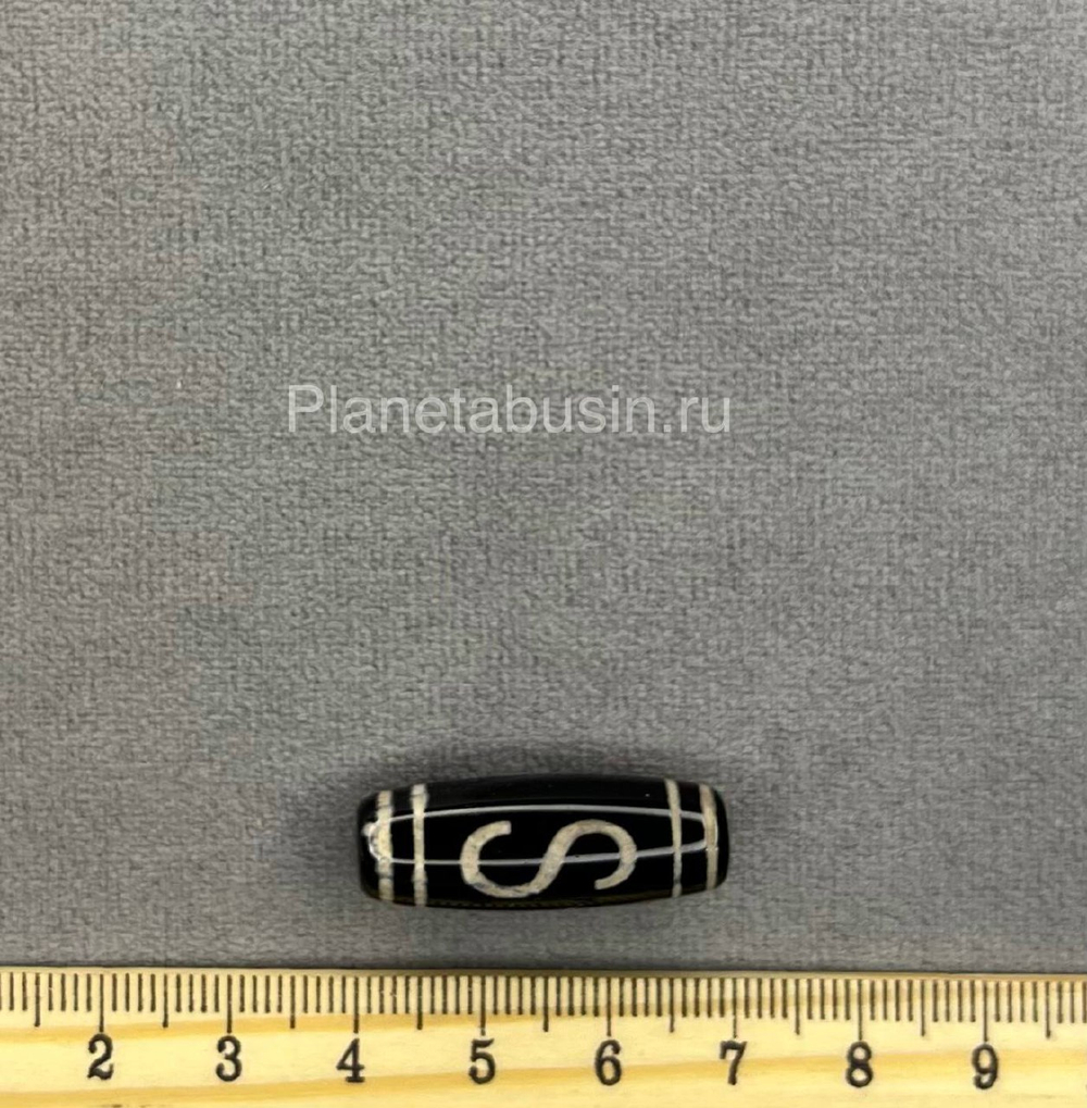 Бусина Дзи денежный крючок 1456