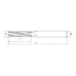 VM-GPF108 Резьбофреза твердосплавная G1 HRC55