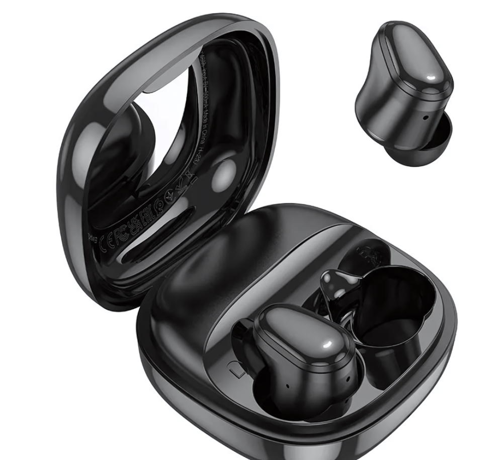 Bluetooth - гарнитура HOCO EQ13, TWS вакуумные, BT5.3, 40/400mAh Blaсk