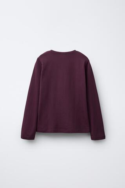 ZARA НАБОР ИЗ ТРЕХ ОДНОТОННЫХ ФУТБОЛОК, РАЗНОЦВЕТНЫЙ