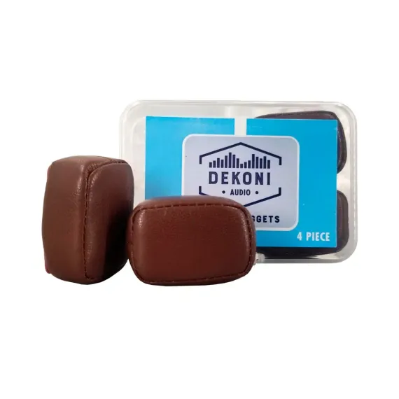 Dekoni Audio Nuggets Headphone Headband Pressure Relief Pads 4 Pack Brown