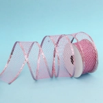 Лента для декорирования «Изящная» 4 см, 2,7 м, Розовый (микс дизайнов)