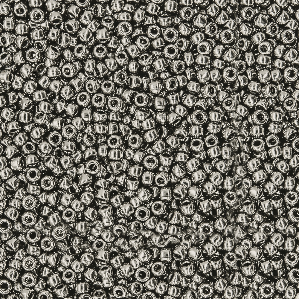 Японский бисер TOHO Round 15/0 (№711), металлизированный, непрозрачный глянцевый