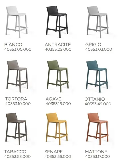 Полубарный стул Trill Stool Mini агава