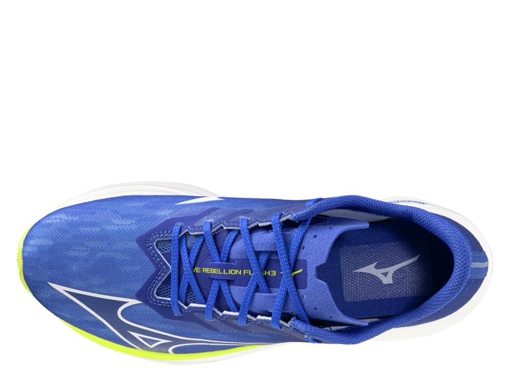 Кроссовки для бега мужские Mizuno Wave Rebellion Flash 3 M Тёмно-синие-белые
