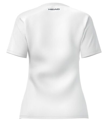 Женская теннисная футболка Head Club 25 Tech - белый