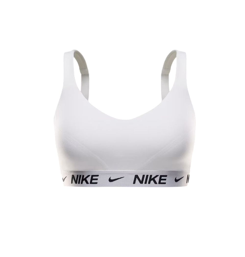 Теннисный бюстгальтер Nike Indy With Strong Support Padded Adjustable Sports - white/stone mauve/black