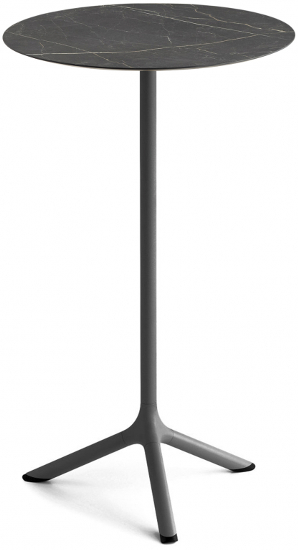 Стол ламинированный барный Scab Design Tripe, антрацит, черный мрамор Сахара