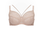 Телесный бюстгальтер с мягкой +size чашкой Chiara (Размер: 80I) (Цвет: телесный)
