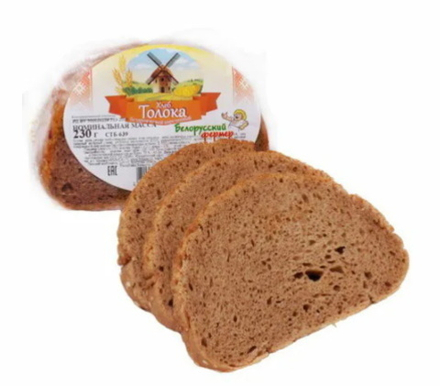 Хлеб "Толока" бездрожжевой 230г. нарезка Берестейский пекарь