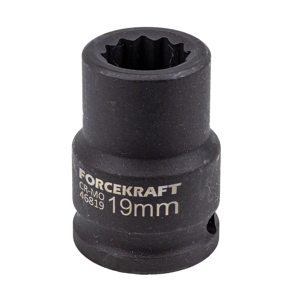 Головка ударная 19мм 3/4''12гр. FORCEKRAFT FK-46819