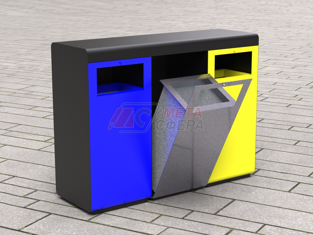 Урна ЭКО для раздельного сбора мусора