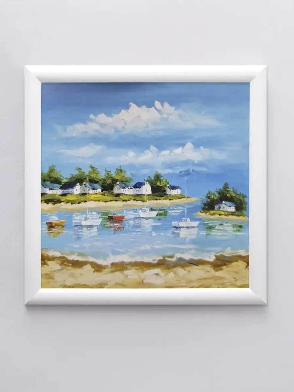 Картина на стену для интерьера на холсте 34*34 см