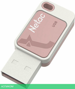 USB Flash-накопитель Netac UA31 64Gb розовый (NT03UA31N-064G-20PK)