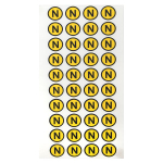 Наклейка "N" (d20) EKF PROxima (100.00 шт.)