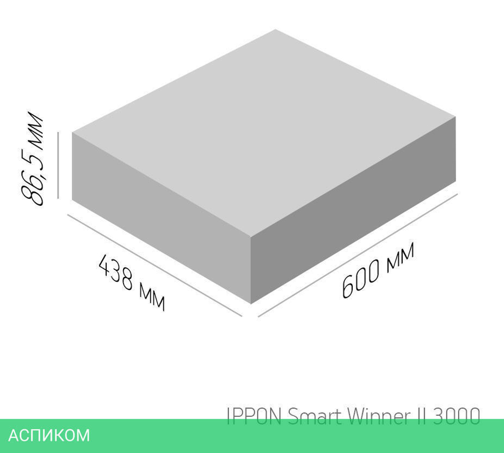 Источник бесперебойного питания Ippon Smart Winner II 3000 3000ВА (1192982)