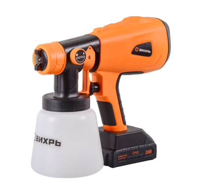 Краскопульт аккумуляторный АКП-20Li (в комплекте 1 АКБ и ЗУ) Вихрь