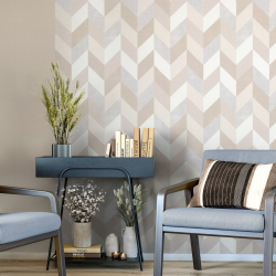 Обои виниловые HC72560-24 PALITRA HOME Lino, геометрия 1,06 х 10,05 м