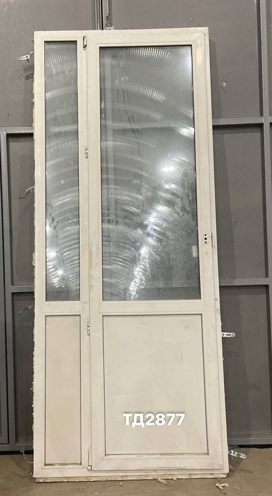 Дверь Пластиковая Б/У 258(в) х 106(ш) (Балконный блок)