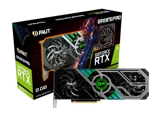 Видеокарта Palit GeForce RTX 3070 Ti 8 ГБ (NED307T019P2-1046A)