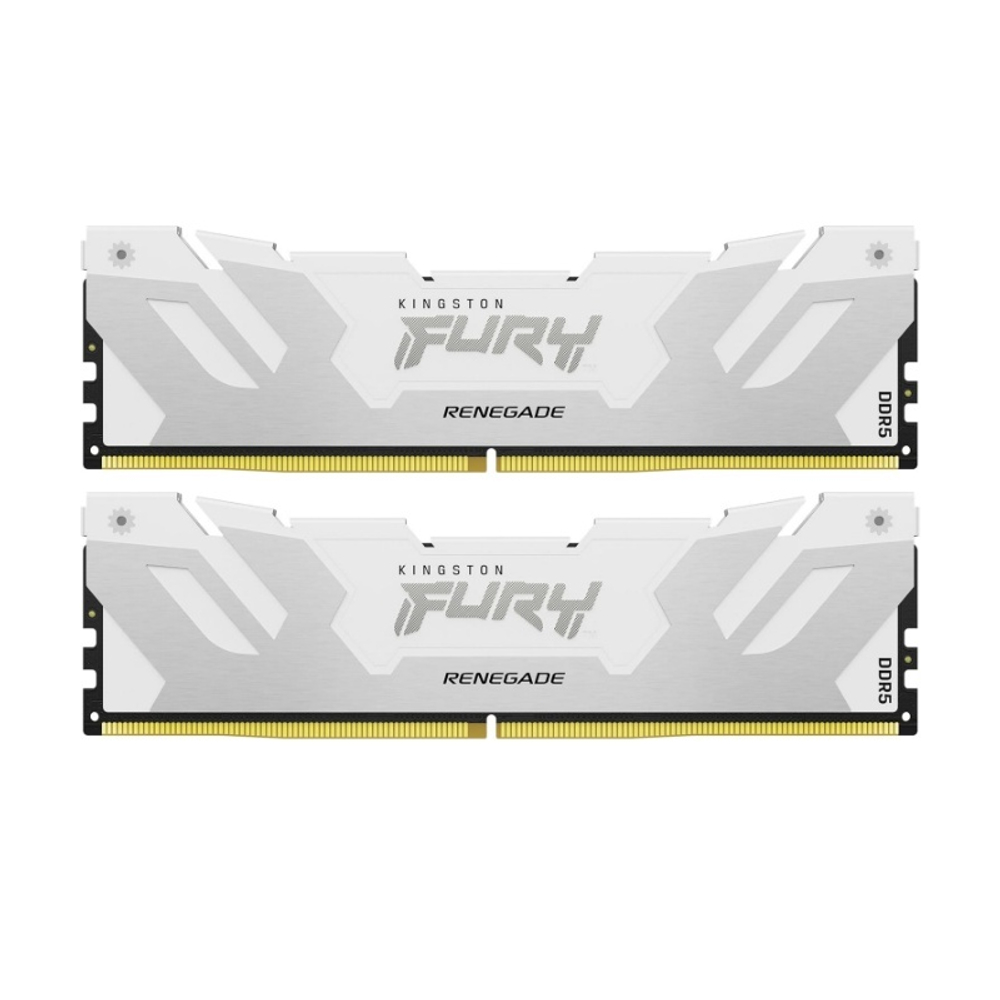 Оперативная память Kingston 32GB 8000MT/s DDR5 CL38 DIMM (Kit of 2) FURY Renegade White XMP