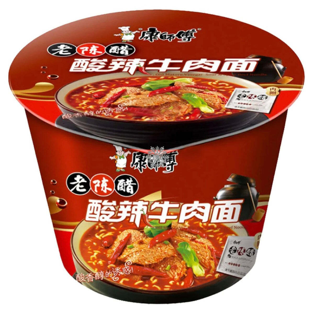 Лапша Master Kong со вкусом Говядины в кисло-остром соусе 121 г