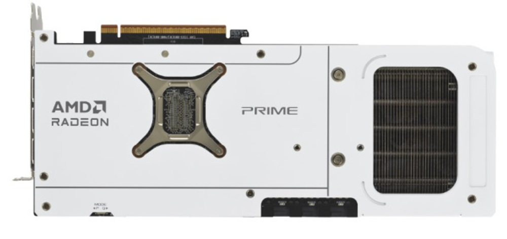 Видеокарта ASUS Radeon RX 9070 XT PRIME OC WHITE (PRIME-RX9070XT-O16G-WHITE)