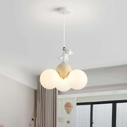 Детская подвесная люстра с мишкой ✨